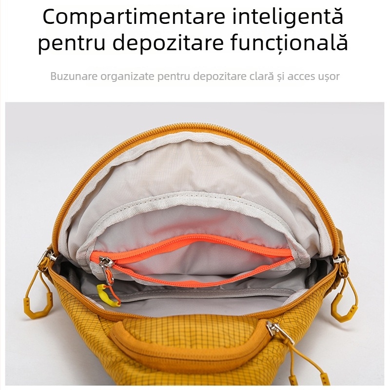 Geantă unisex din nylon cu fermoar (Stil: Unisex; Material: Nylon; Căptușeală: Nylon; Închidere: Fermoar; Brand: Taiding)
