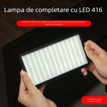 LED Lumină de umplere pentru fotografiere - Panou plat portabil pentru filmări live de frumusețe, 10-50W, 5V, Montaj vertical