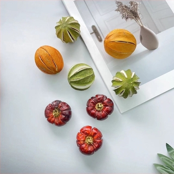 Set decorativ cu flori păstrate și fructe uscate pe inel de ratan pentru fotografia DIY de Crăciun (Brand: Other; Material: Other; Varietate: Universal model; Meșteșug: Other; Stil: Korean style)