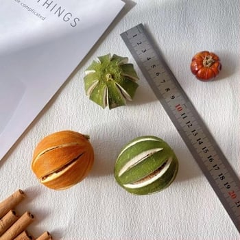 Set decorativ cu flori păstrate și fructe uscate pe inel de ratan pentru fotografia DIY de Crăciun (Brand: Other; Material: Other; Varietate: Universal model; Meșteșug: Other; Stil: Korean style)