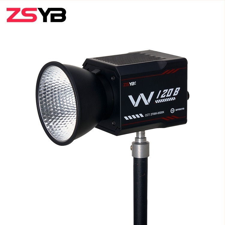 Lumină de umplere pentru fotografie în exterior — COB LED 100W, 24V, portabil, trei temperaturi de culoare