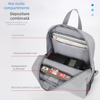 Rucsac pentru camere DSLR și Mirrorless, Unisex, Dublu strat, Corduroy