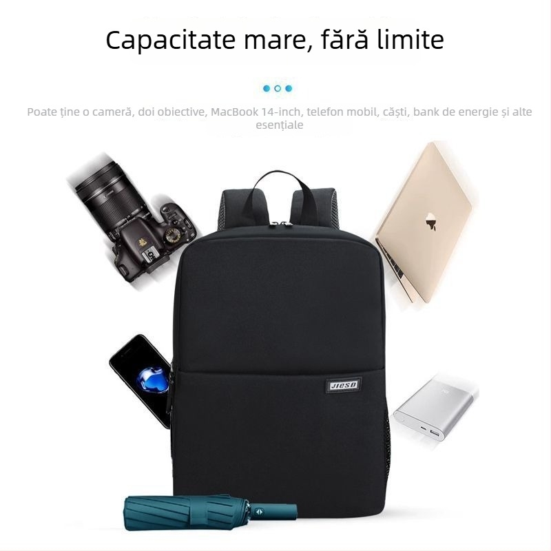 Rucsac pentru camere DSLR și Mirrorless, Unisex, Dublu strat, Corduroy