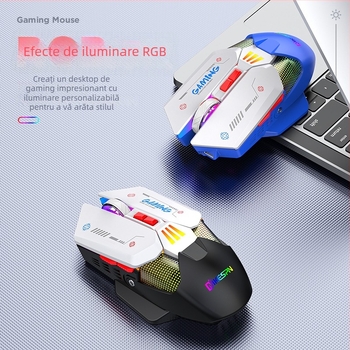 Mouse de gaming cu conectivitate dual-mode wireless și USB, 10000 DPI, 7 taste (2,4 GHz, rază de 10 m)