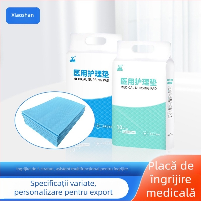 Hill placă medicală de îngrijire de unică folosință pentru adulți – pentru paturi spitalicești/examinare; igienică; durata de viață cinci ani; cod produs XS-medical nursing pad