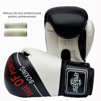 Mănuși de box groase pentru adulți și copii, Muay Thai și antrenament la sacul de box, disponibile în 6oz, 8oz și 10oz