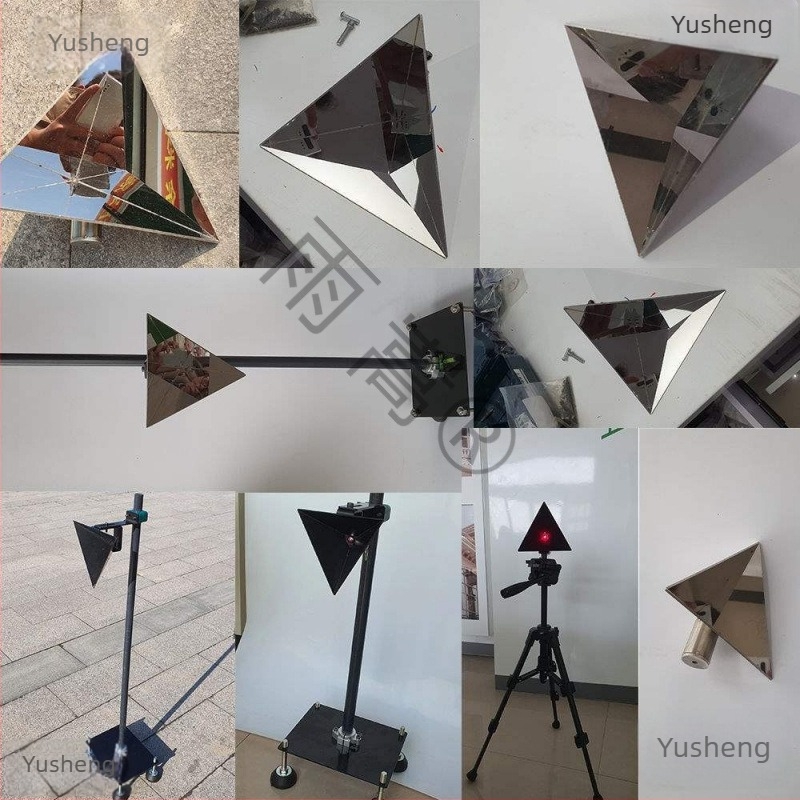 Reflector radar unghiular, model metal pentru calibrare auto, radar cu microunde RCS, 4 sonde, alimentare 12V, avertizare sonoră