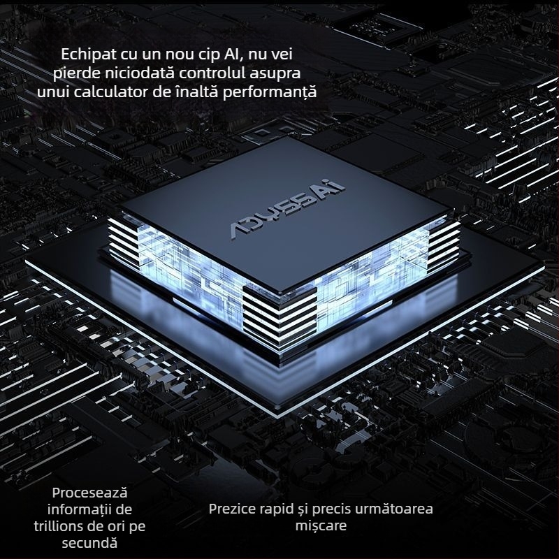 Gimbal de călătorie cu urmărire facială și filmare stabilă, rotire 360° orizontală și 360° verticală, portabil, greutate 800 g