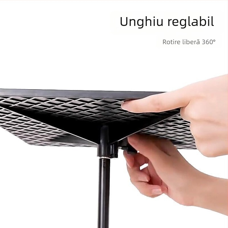 Tripod podea pentru proiector cu braț reglabil, fără găuri, universal pentru casă; 3 secțiuni; material: aliaj de aluminiu și oțel cu conținut de carbon; înălțime maximă 210 cm; diametrele țevi 1.6/1.9/2.2 cm