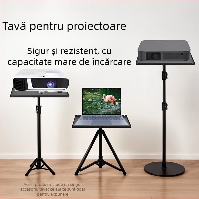 Trepied pentru cameră, monitor și proiector — desktop și podea, aliaj de aluminiu, sarcină 2–5 kg, 3D PTZ