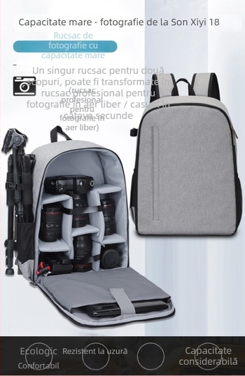 Geantă pentru aparat SLR – rucsac, nylon, unisex, geantă de fotografie