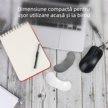 Padă de încheietură pentru birou – silicon, anti-alunecare, impermeabil, ușor de curățat; model Q8, aproximativ 40 g, cu o singură față