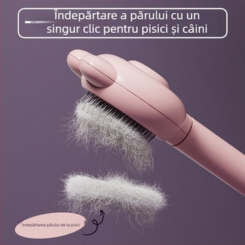 Pieptene de îngrijire pentru pisici și câini pentru îndepărtarea părului liber (Brand: Other; Material: Other; Import: Nu)