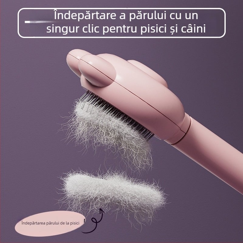 Pieptene de îngrijire pentru pisici și câini pentru îndepărtarea părului liber (Brand: Other; Material: Other; Import: Nu)