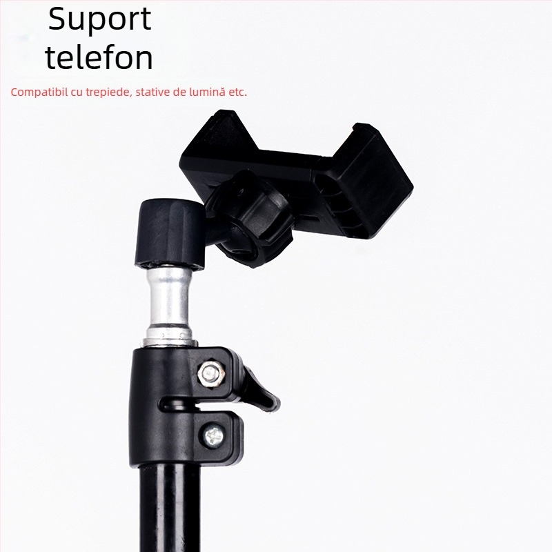 Accesoriu bracket Pipe pan/tilt pentru telefoane mobile, montaj 1/4 inch, material plastic, pentru streaming live, personalizabil