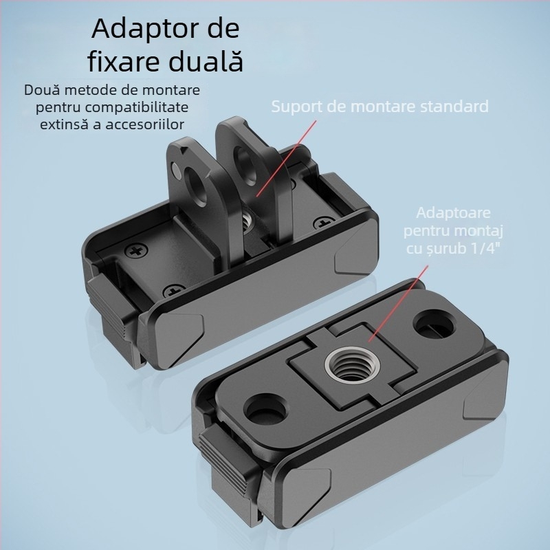 Bază magnetică cu eliberare rapidă pentru camerele DJI Osmo Action (Action 5 Pro / 4 / 3)
