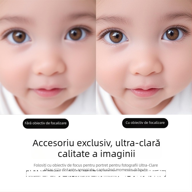 Filtru de perspectivă pentru DJI Osmo Nano, cu lentilă de focalizare pentru portret, sticlă optică, ramă din aluminiu, logo personalizat