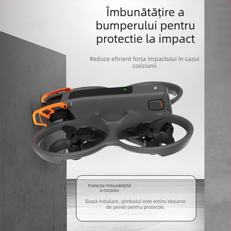 rcstq Bară de protecție din aliaj de aluminiu pentru DJI Avata2 – Compatibilă cu DJI Avata2, Modelul 1451900