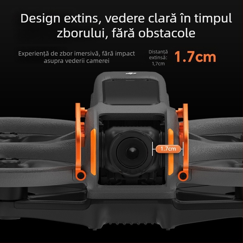 rcstq Bară de protecție din aliaj de aluminiu pentru DJI Avata2 – Compatibilă cu DJI Avata2, Modelul 1451900