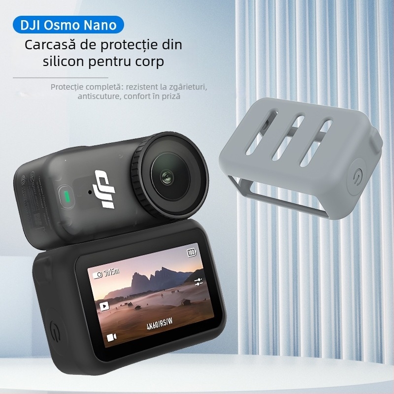 Carcasă din silicon pentru corpul camerei DJI Osmo Nano – protecție anti-zgâriere, Brand Bhs, Model Osmo nano, Material silicon
