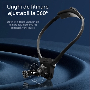 Suport de gât pentru cameră de acțiune și telefon mobil – ABS, conținut: colier, clips pentru telefon, curea,șurub