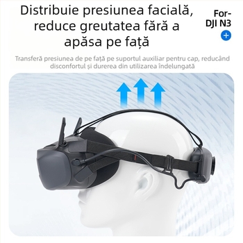 Bandă de protecție pentru cap pentru DJI Avata, EVA spumă/nylon, model 1474700, logo imprimat