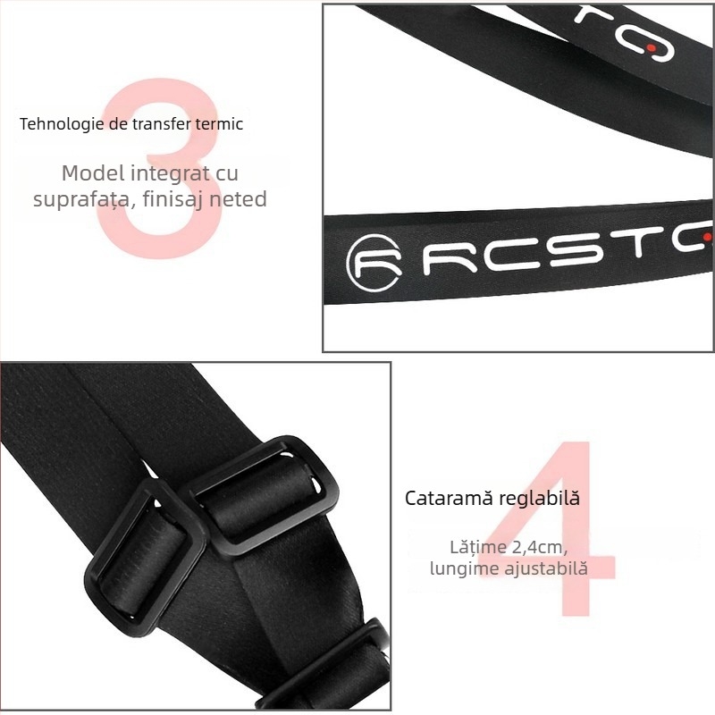 Lanyard telecomandă RCSTQ pentru DJI NEO Mini4Pro Avata2, Model 1308100, Material PA/Nylon, Logo imprimat, Cataramă unică