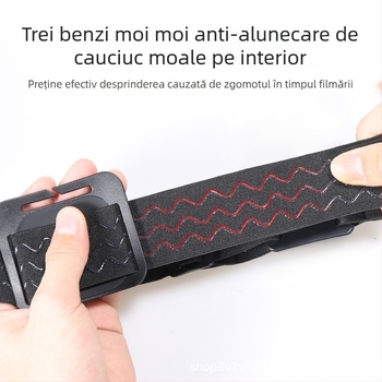 Bandă JD-02 pentru camerele de acțiune, compatibilitate universală, material textil elastic + PC, logo personalizabil