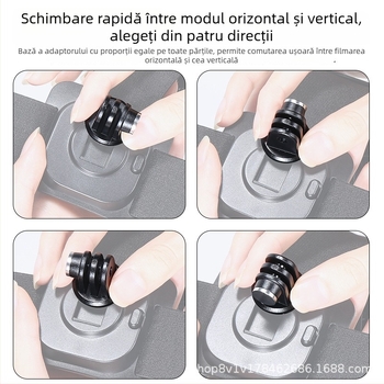 Bandă JD-02 pentru camerele de acțiune, compatibilitate universală, material textil elastic + PC, logo personalizabil