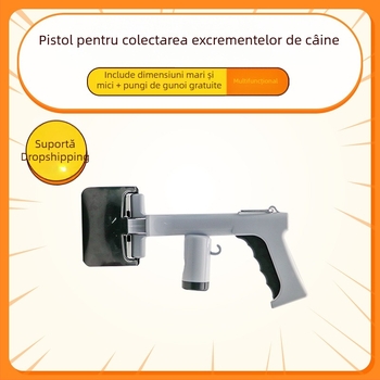 Colector de fecale pentru câini, două în unu, cu sac de deșeuri încorporat — Dimensiune mare