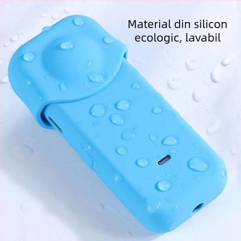 Capac de protecție din silicon pentru Insta360 One X2, model X2, material silicon, cu logo imprimat