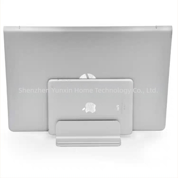 Suport vertical din aliaj de aluminiu pentru notebook/PC, cu răcire și două sloturi pentru carduri