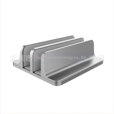 Suport vertical din aliaj de aluminiu pentru notebook/PC, cu răcire și două sloturi pentru carduri