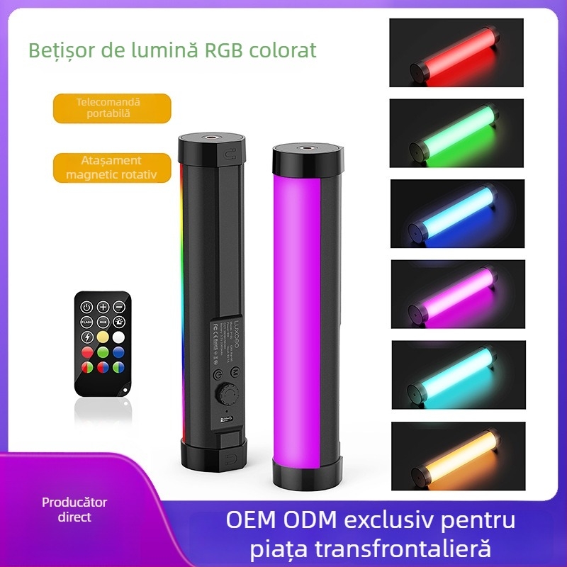 Lumină de umplere mini P100, 5W, 5V, baterie încorporată, manevrabilă, pentru fotografii still life, filmări și scurtmetraje