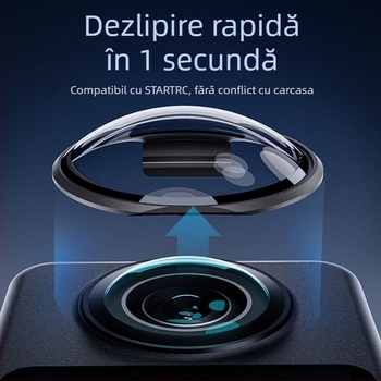 Startrc Parasolar pentru obiectiv Osmo 360 pentru cameră panoramică, material PC/sticlă opțional