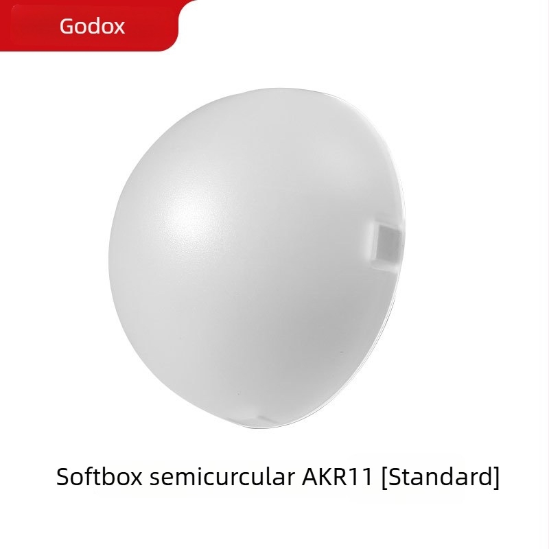 Difuzor de lumină moale AK-R1 pentru camera V1 – iluminare de umplere semi-circulară portabilă – God bull