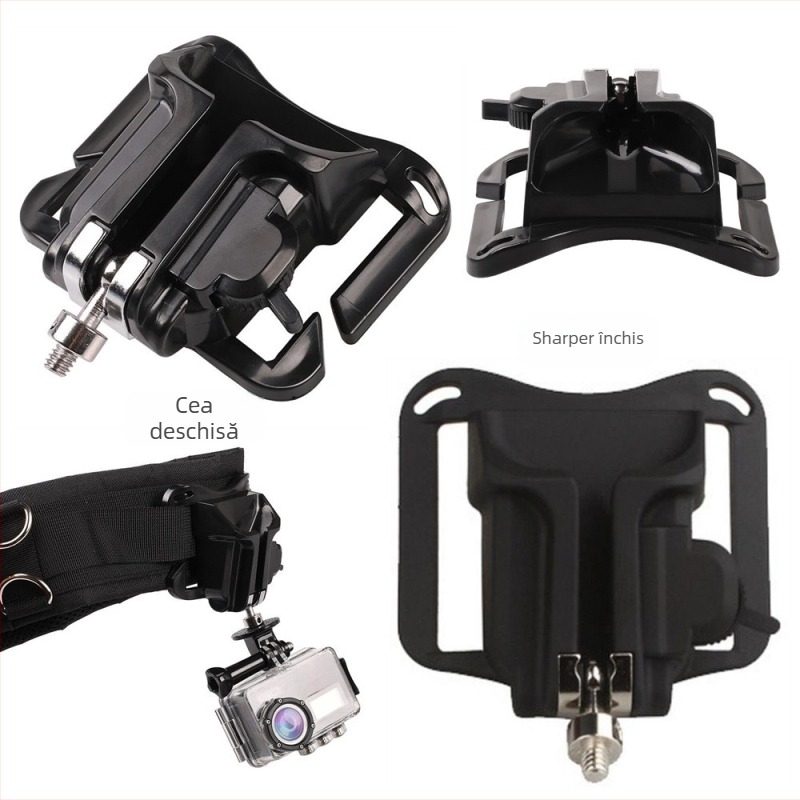 Accesorii pentru DSLR corpul camerei: cataramă de curea deschisă/închisă, din plastic, lungime 10 cm, sarcină până la 2 kg
