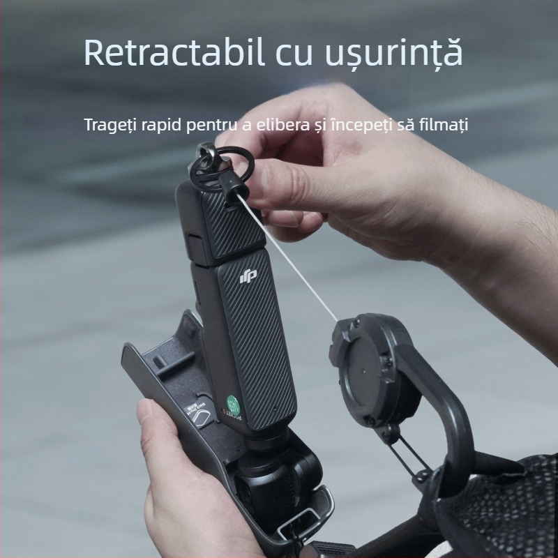 Cataramă extensibilă pentru DJI Pocket 3 – BB01, compatibilă cu DJI OSMO Pocket 3; Material: plastic + metal; Cod produs: B/B001 (BB01 • Compatibil cu DJI OSMO Pocket 3 • Material: plastic + metal • B/B001)