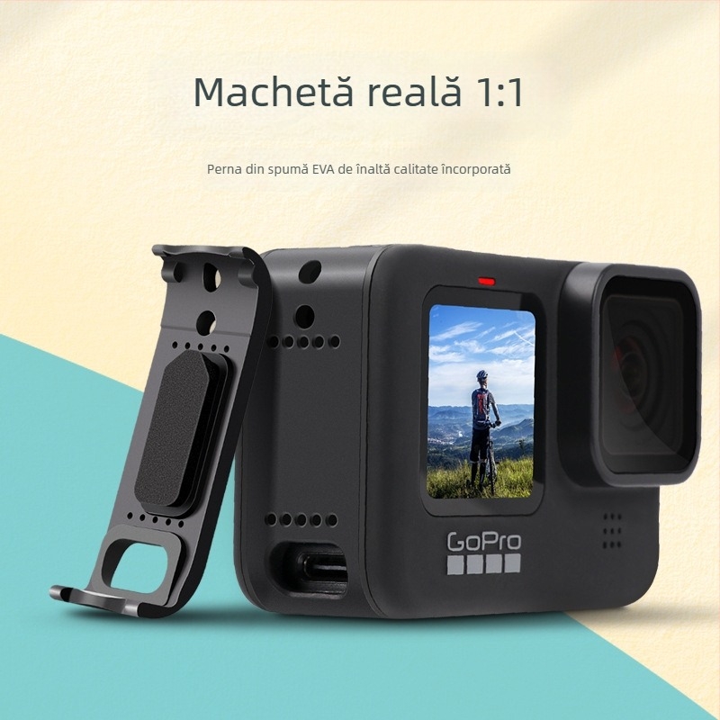 GoPro HERO8-11 ABS plastic capac lateral de răcire reîncărcabil și capac lateral pentru baterie – accesoriu