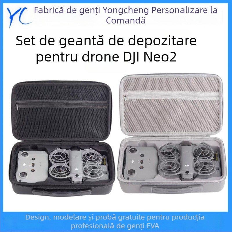 Husă EVA pentru dronă DJI Neo2 - carcasă rigidă, impermeabilă, fără curea, de mână, cusută