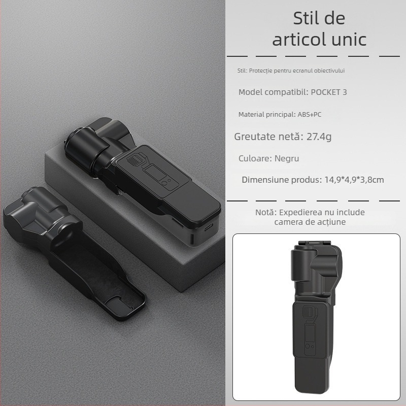 Capac de protecție pentru obiectiv și ecran DJI Osmo Pocket 3, BRDRC, ABS+PC, 27,4 g