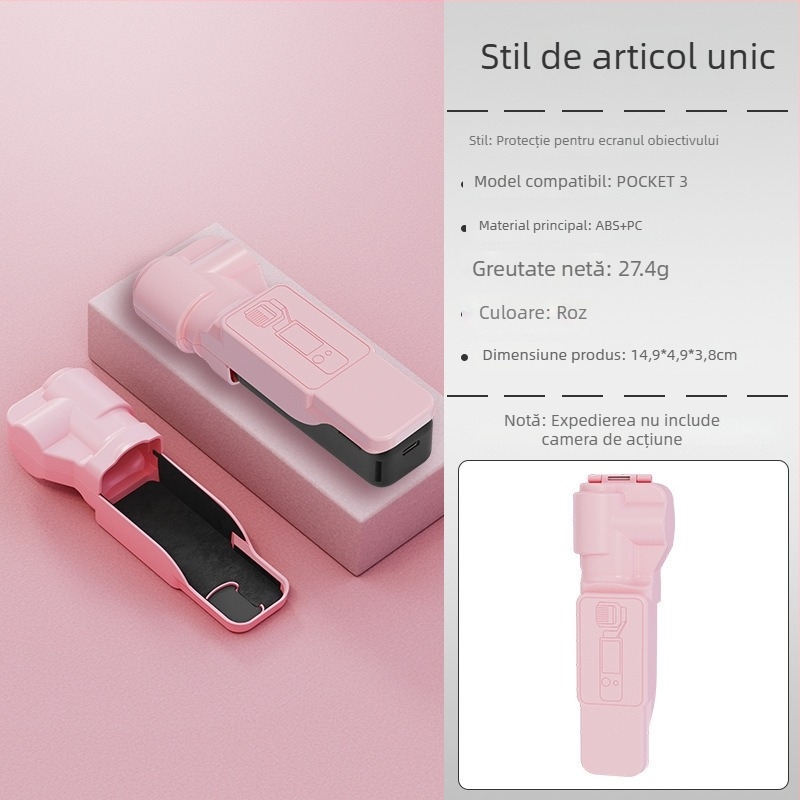 Capac de protecție pentru obiectiv și ecran DJI Osmo Pocket 3, BRDRC, ABS+PC, 27,4 g