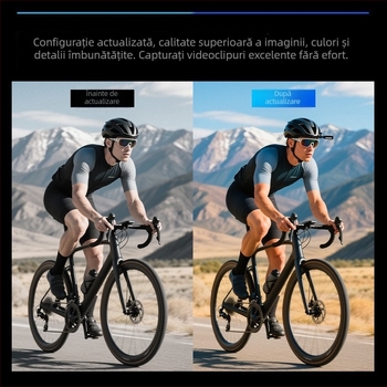 Camera de acțiune Yd-001 pentru ciclism outdoor și drumeții – 4K, ecran LCD de 1,47 inch, 1000mAh, corp ABS, stocare TF-card
