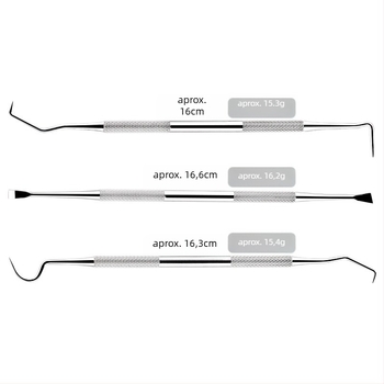 Set instrumente dentare din oțel inoxidabil pentru animale de companie — sondă orală și curățător de tartru, 55 g