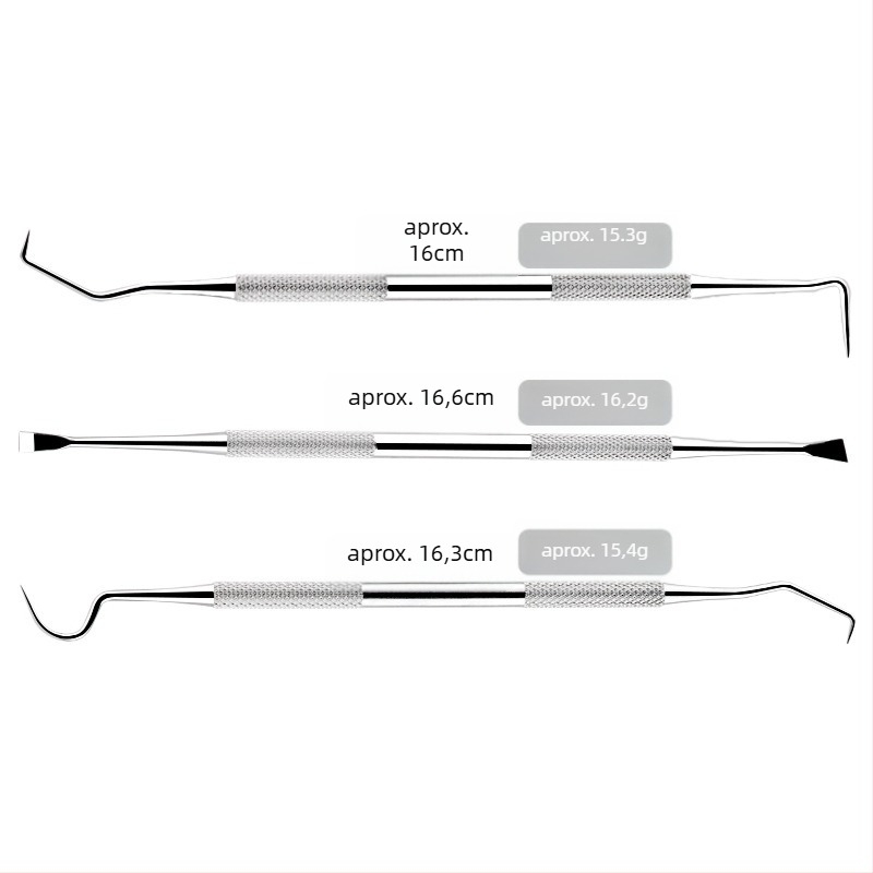 Set instrumente dentare din oțel inoxidabil pentru animale de companie — sondă orală și curățător de tartru, 55 g