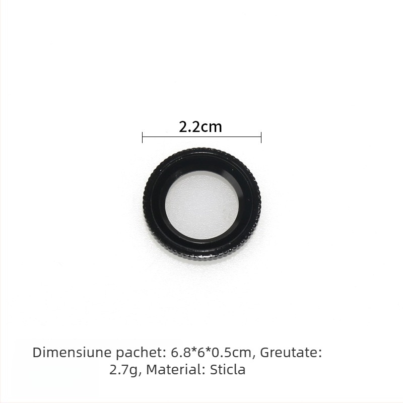 Capac protecție obiectiv Insta360 Go3/Go3S — sticlă temperată; policarbonat foarte transparent; origine China; marcă Neutral