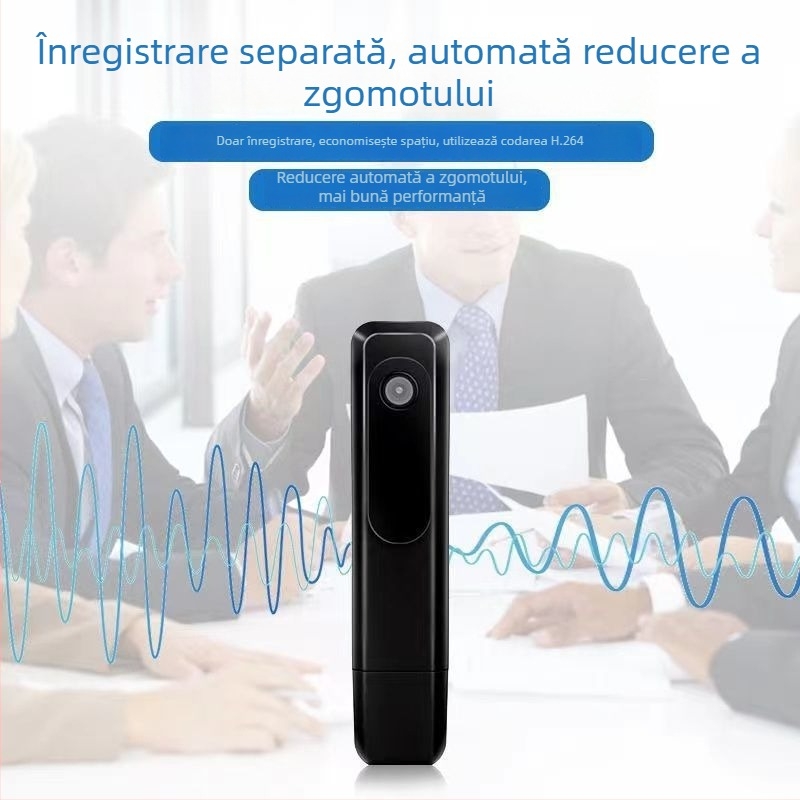 Cameră portabilă pentru corp, înregistrare video și audio, 1080p, senzor CCD de 20 MP, zoom optic 10x, viziune nocturnă infraroșu, stabilizare electronică a imaginii