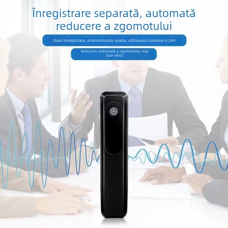 Cameră portabilă pentru corp, înregistrare video și audio, 1080p, senzor CCD de 20 MP, zoom optic 10x, viziune nocturnă infraroșu, stabilizare electronică a imaginii