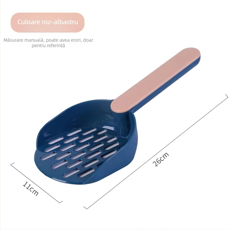 Lopată pentru nisip de pisică din ABS cu plasă fină – destinat pisicilor, marcă Dada Bear (brand privat autorizat)