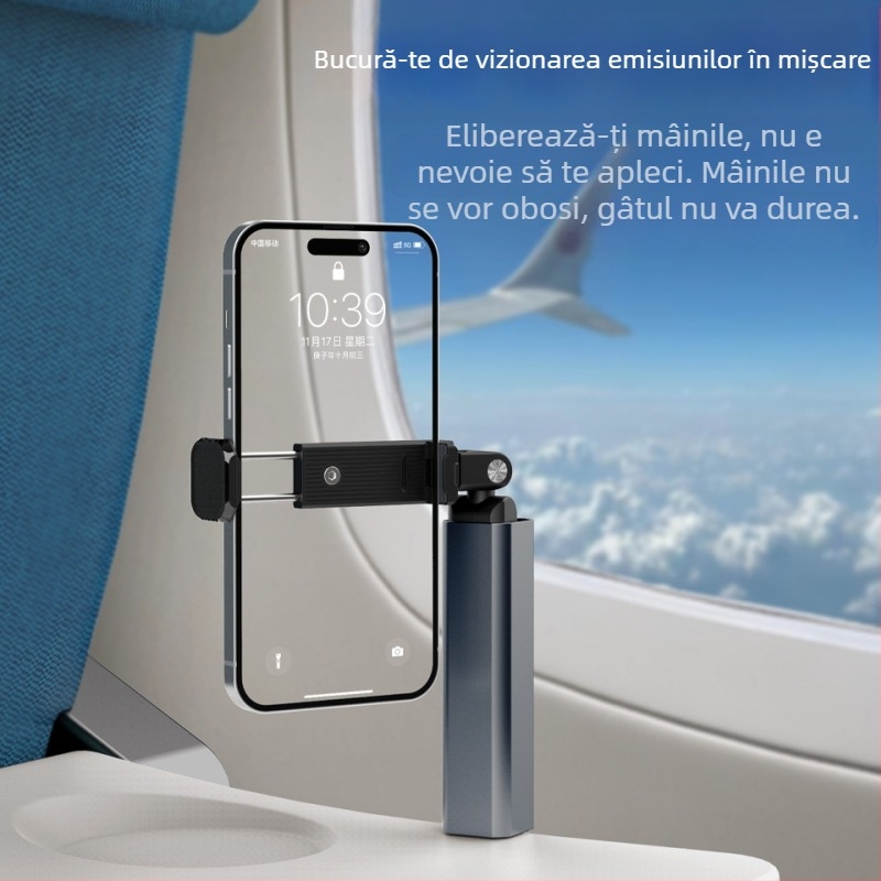 Stativ pentru filmare de sus pentru telefon mobil, portabil, rotire 360°, din plastic